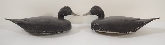 2 Plastic Duck Decoys
