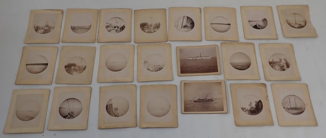 Photos including City of Lawrence Norwich Line Steamship