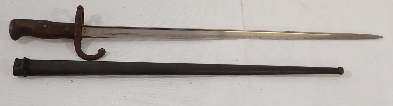 1877 French Bayonet Lt. Juillet: Approx 25 1/2" long.