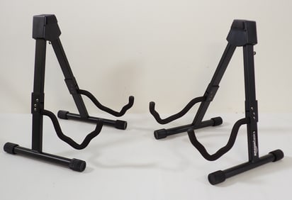 2 Amazonbasics Guitar Stands