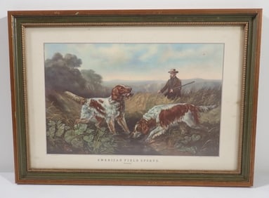 Currier & Ives American Field Sports Retrieving Print