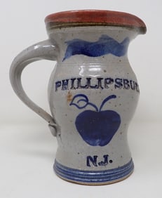 Phillipsburg NJ Pottery Pitcher