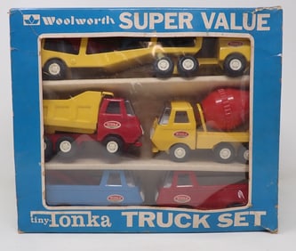 Tiny Tonka Truck Set NOS