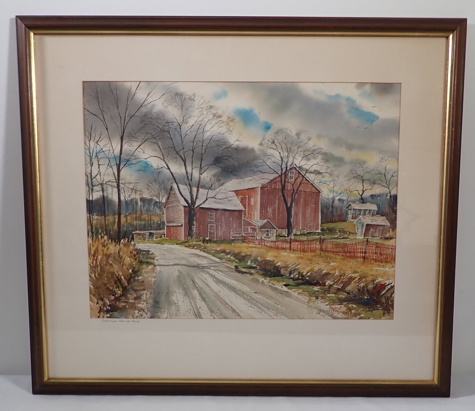 1972 Fred Bees Bethlehem Pa Watercolor (1 of 5)