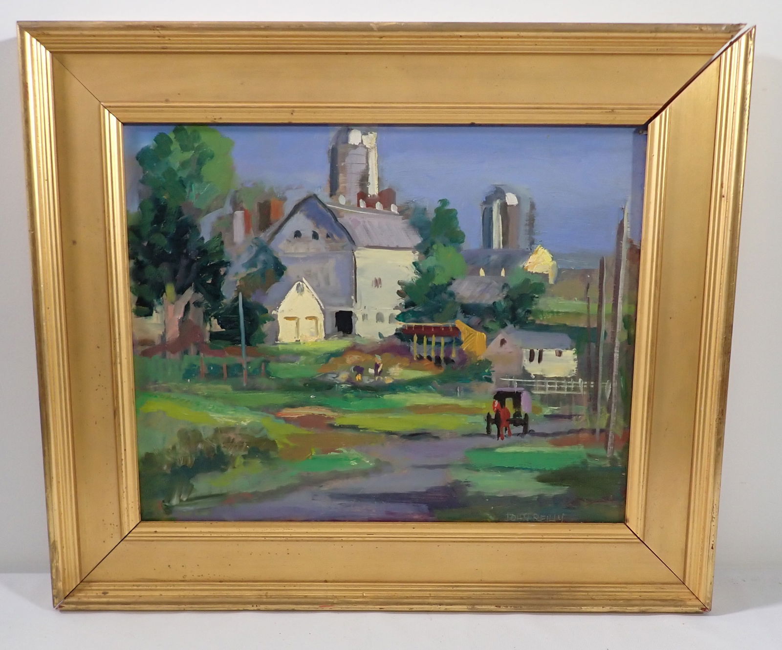 John Reilly Amish State of Mind Oil Painting (1 of 4)