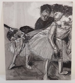 Jaqueline Clipsham Dancers Pen & Ink w/ Sketches