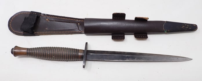 English Commando Faribain Fighting Knife WWII
