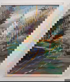 John Reilly Thank Heaven Oil Painting