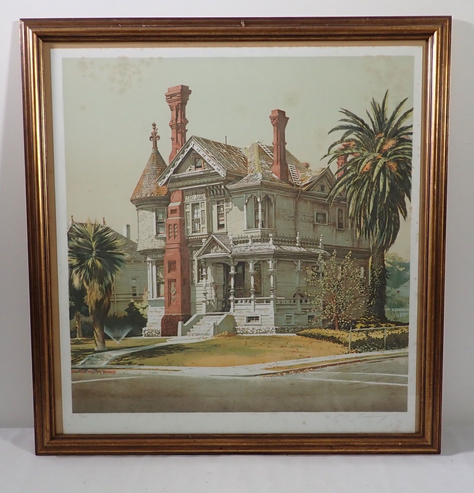 Merv Corning Figueroa House Signed Litho (1 of 5)