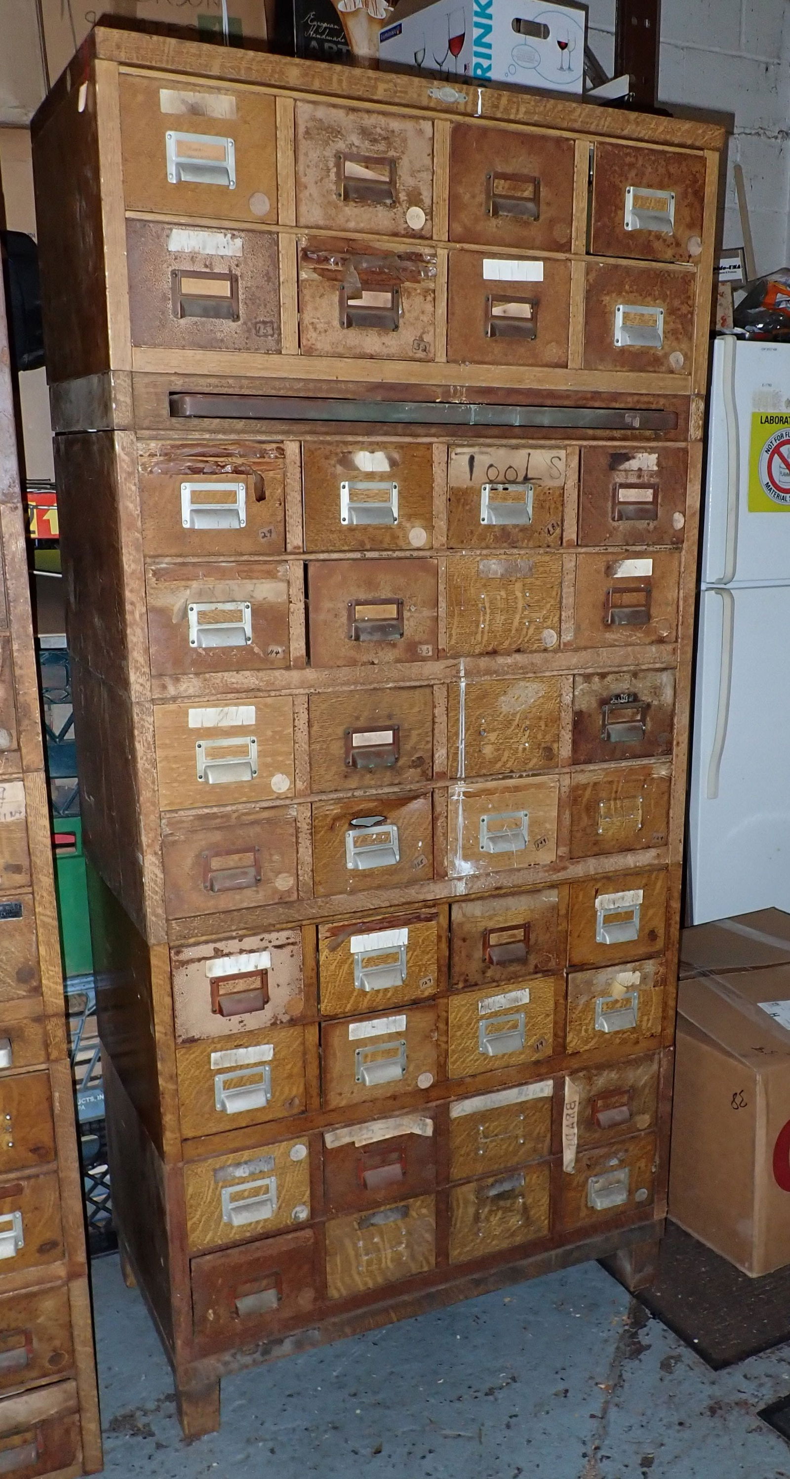 Art Metal Sectional File Card Cabinet (1 of 5)