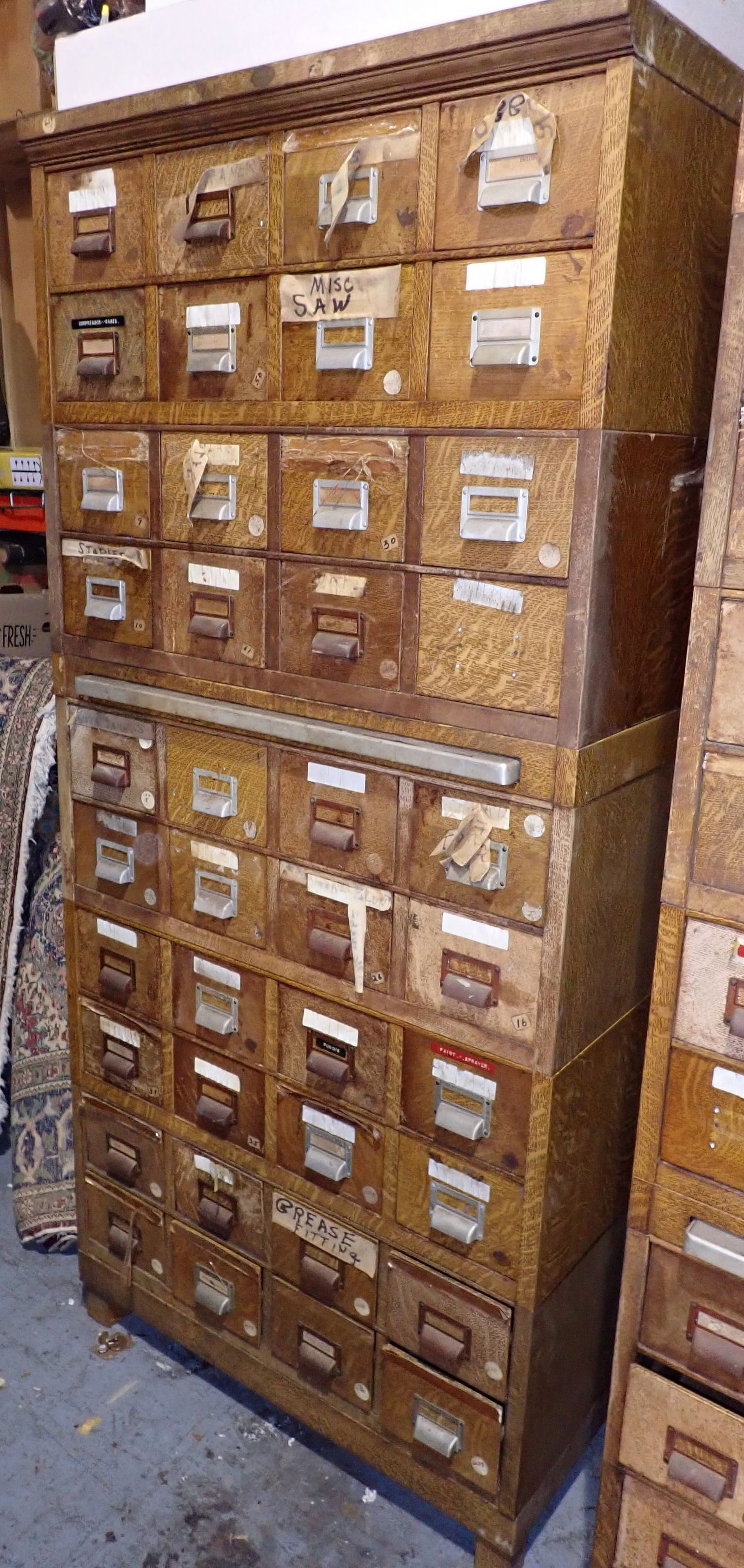 Art Metal Sectional File Card Cabinet (1 of 5)