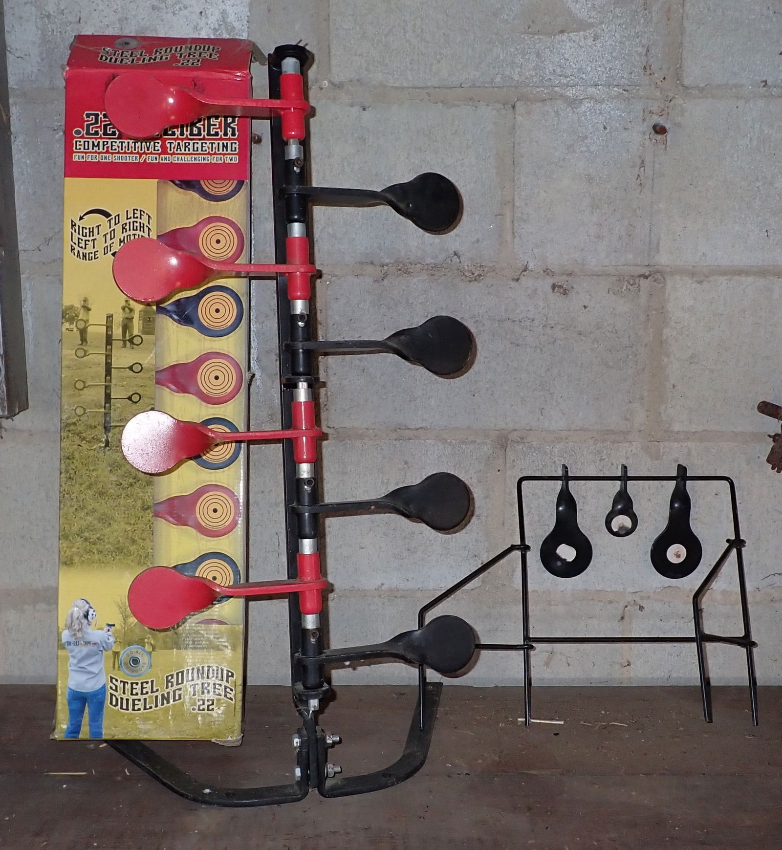 .22 Caliber Steel Roundup Dualling Tree Target (1 of 1)