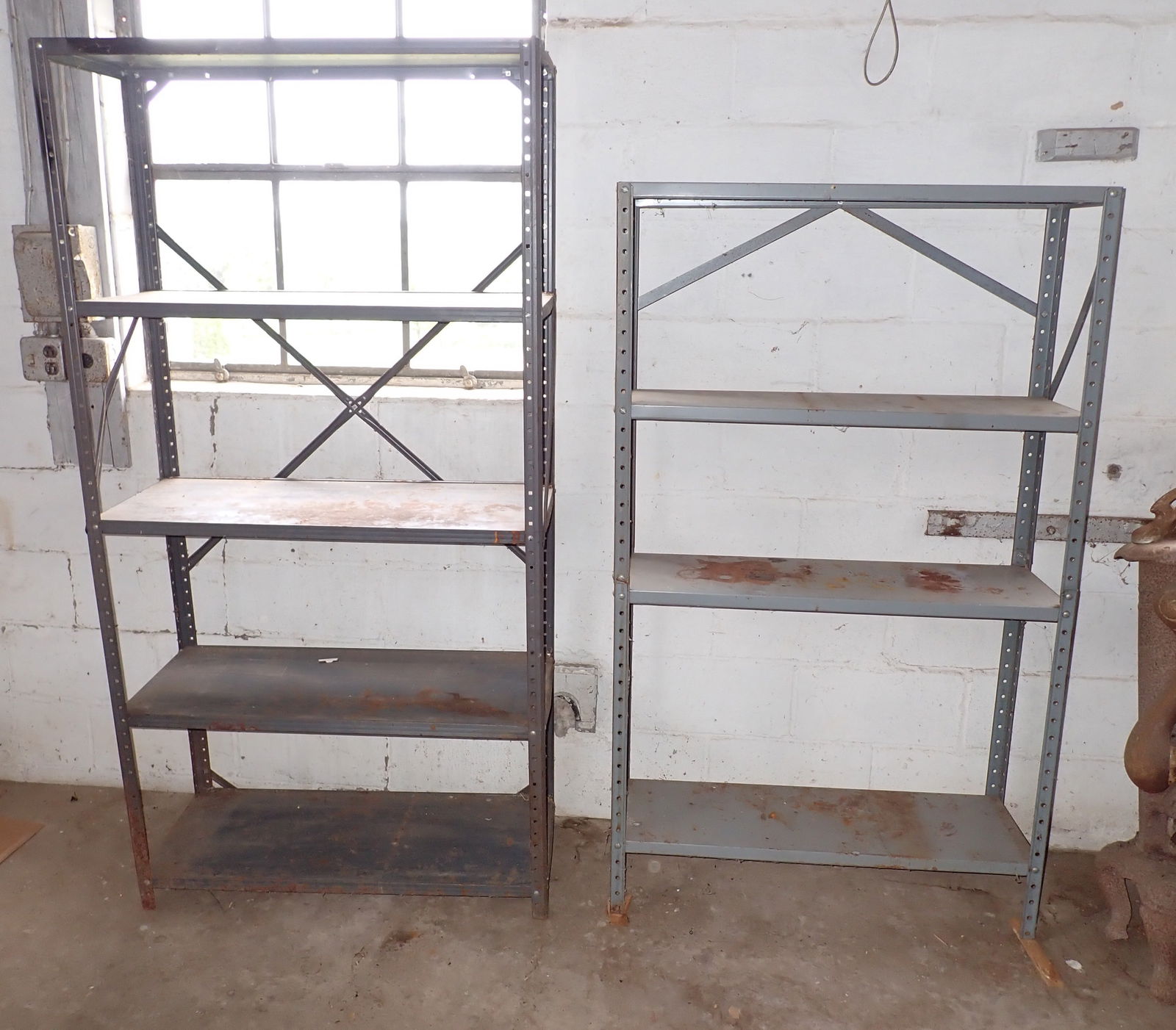 2 Light Duty Metal Shelves (1 of 3)