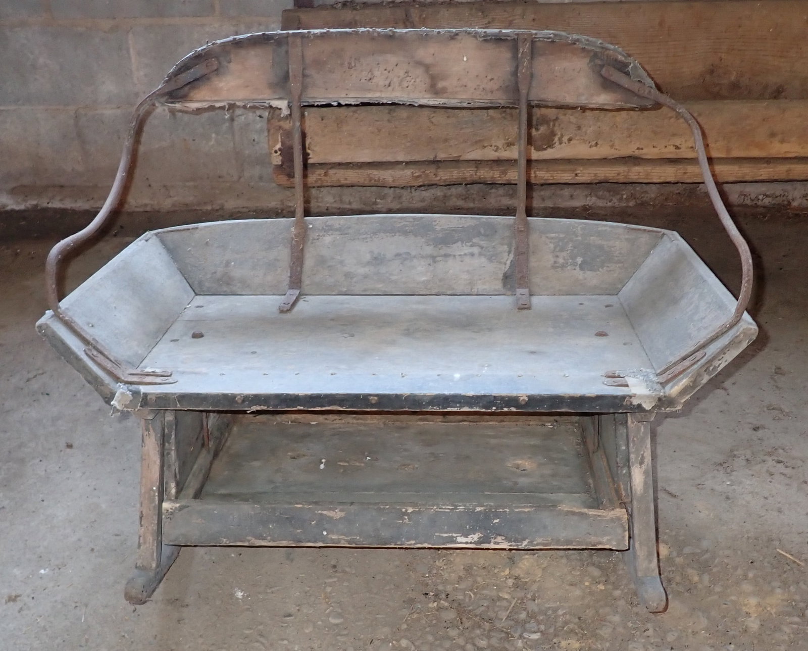 Buggy Seat Rocker: Apprx 34" long, 15" to seat, 19" deep, 25" tall. No shipping