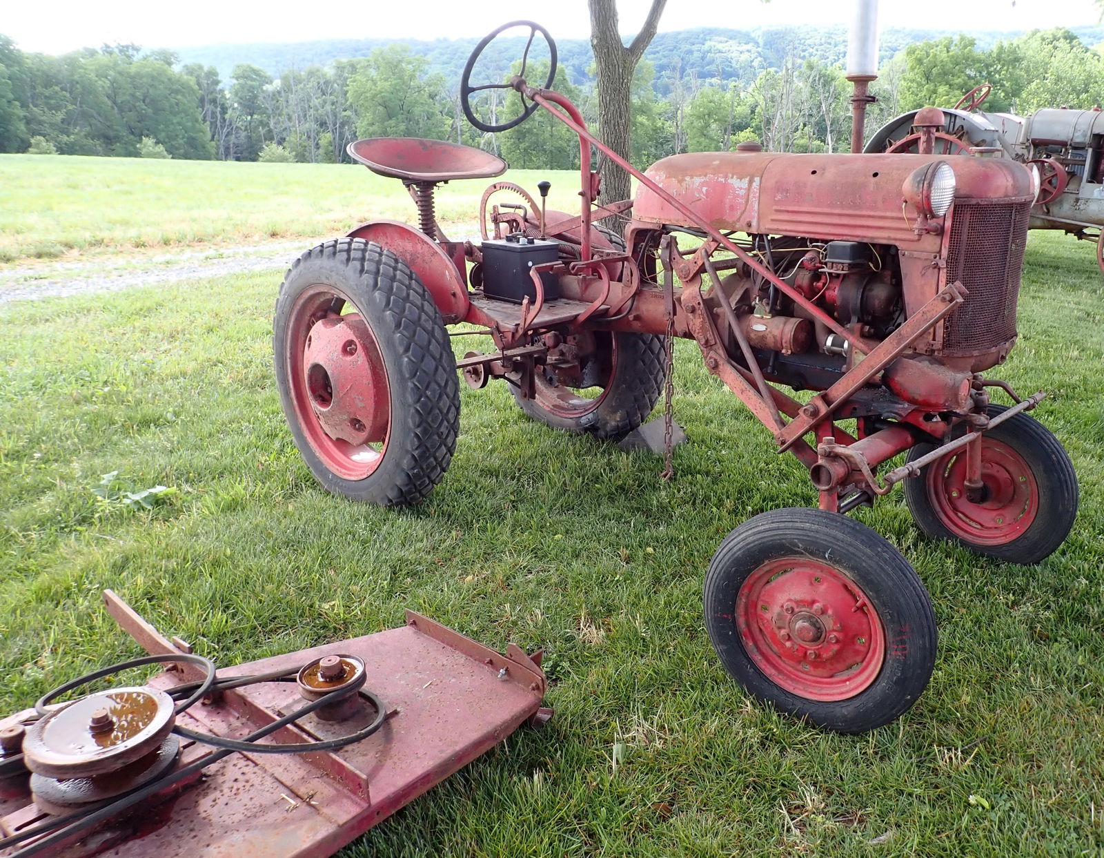 Farmall Model F Cub Tractor w/ Plow & Belly Mower (1 of 15)
