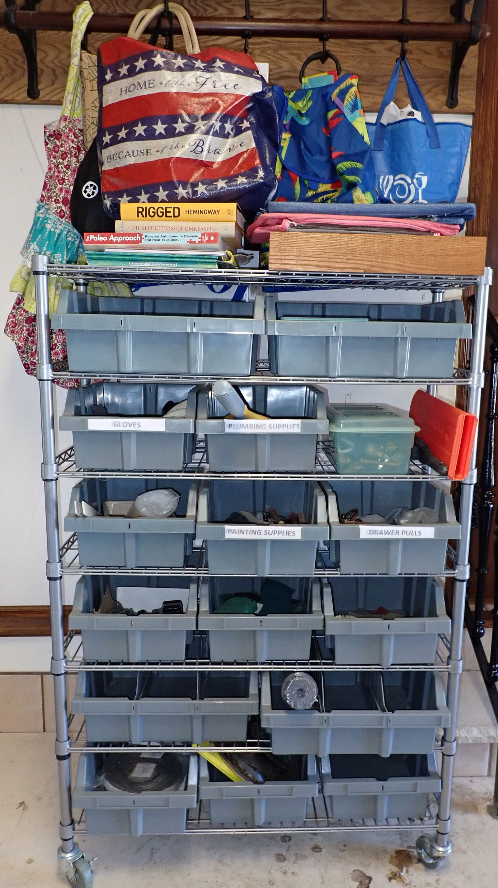 Rolling Parts Organizer & Contents (1 of 11)