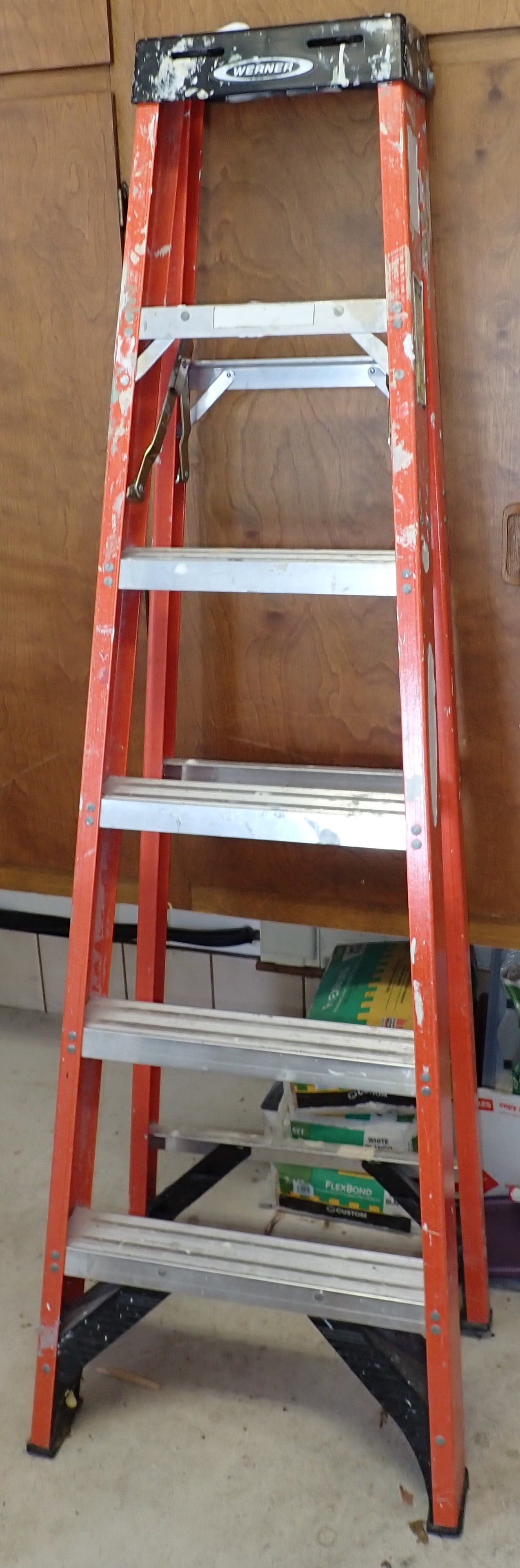 Werner 6' Fiberglass Step Ladder (1 of 2)