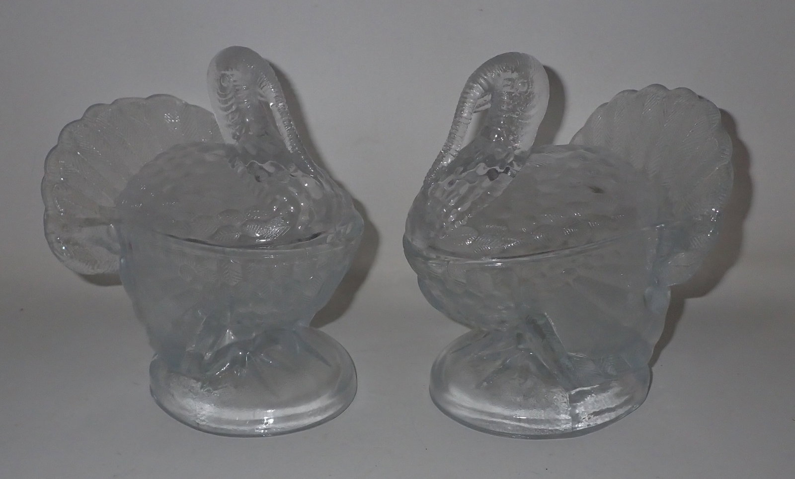 2 Glass Turkey Candy Dishes (1 of 1)