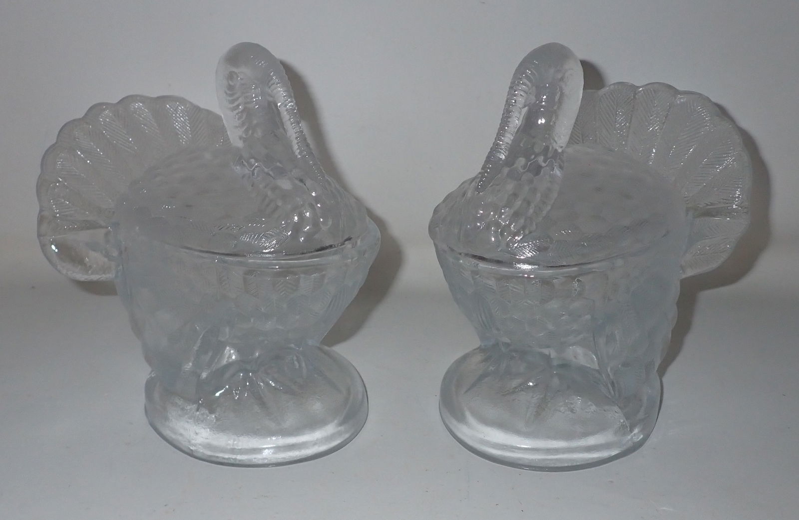 2 Glass Turkey Candy Containers (1 of 1)