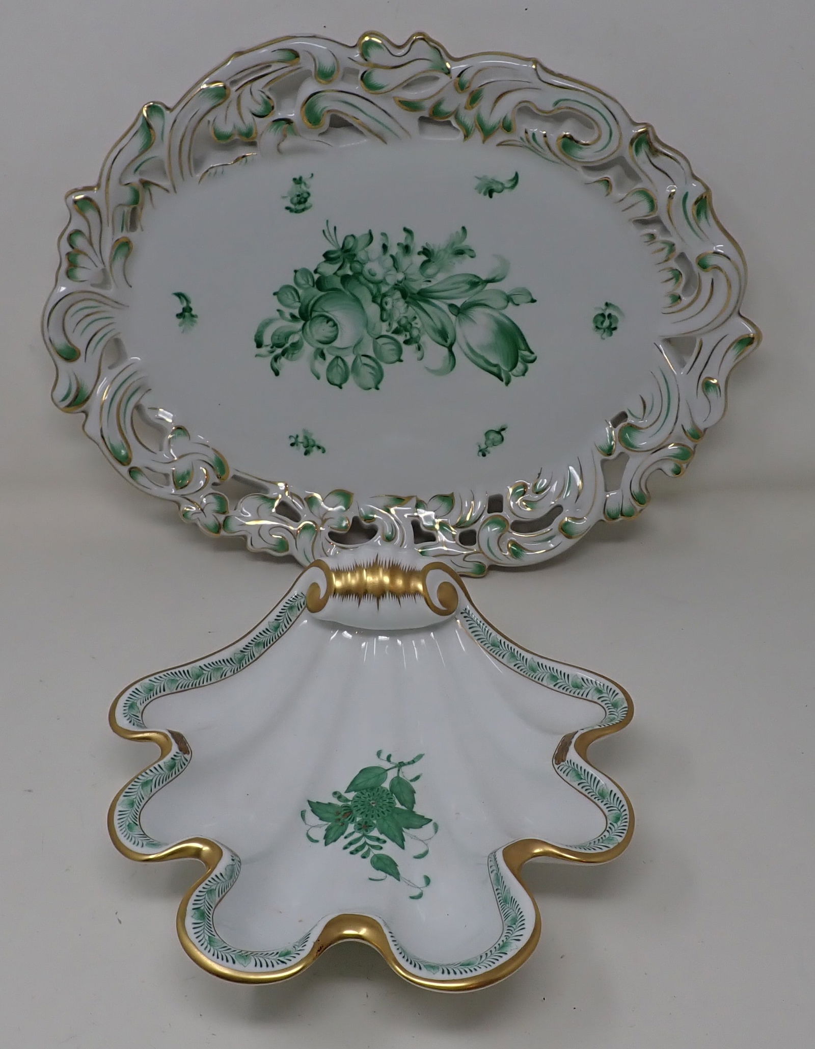 Herend Platter & Dish (1 of 2)