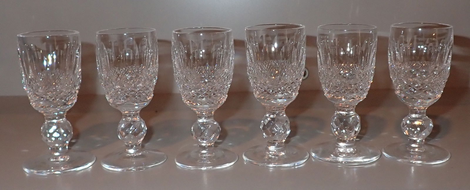 6 Waterford Crystal Cordial Cups (1 of 3)