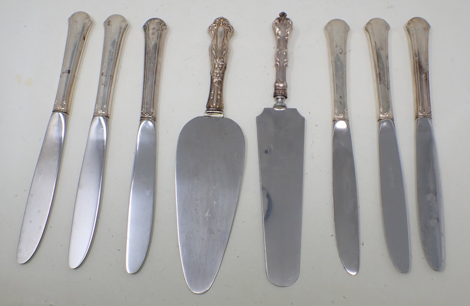 Cake Servers & Towle Knives w/ Sterling Silver Handles (1 of 4)