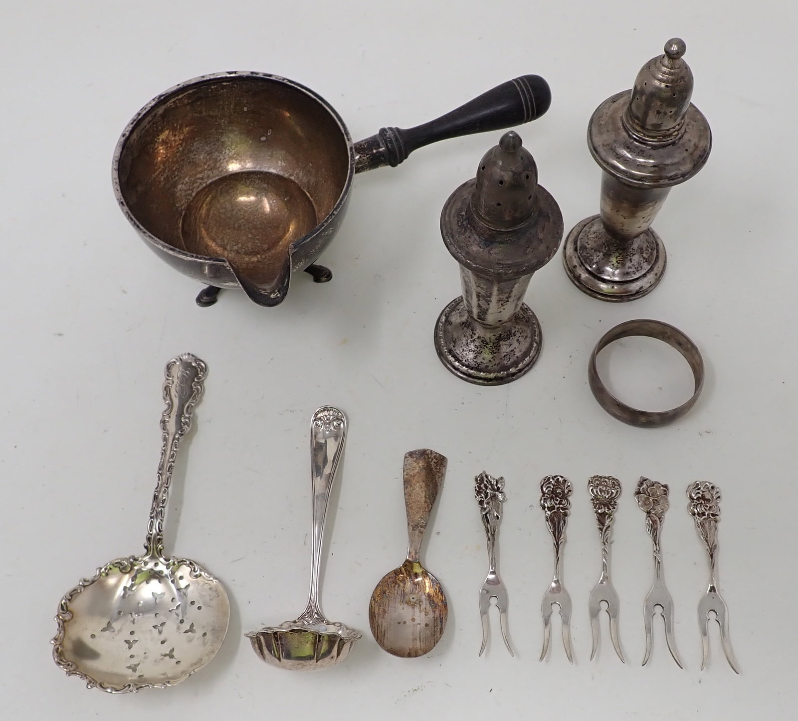 Sterling Silver Cocktail Forks Sugar Spoons & Misc (1 of 4)