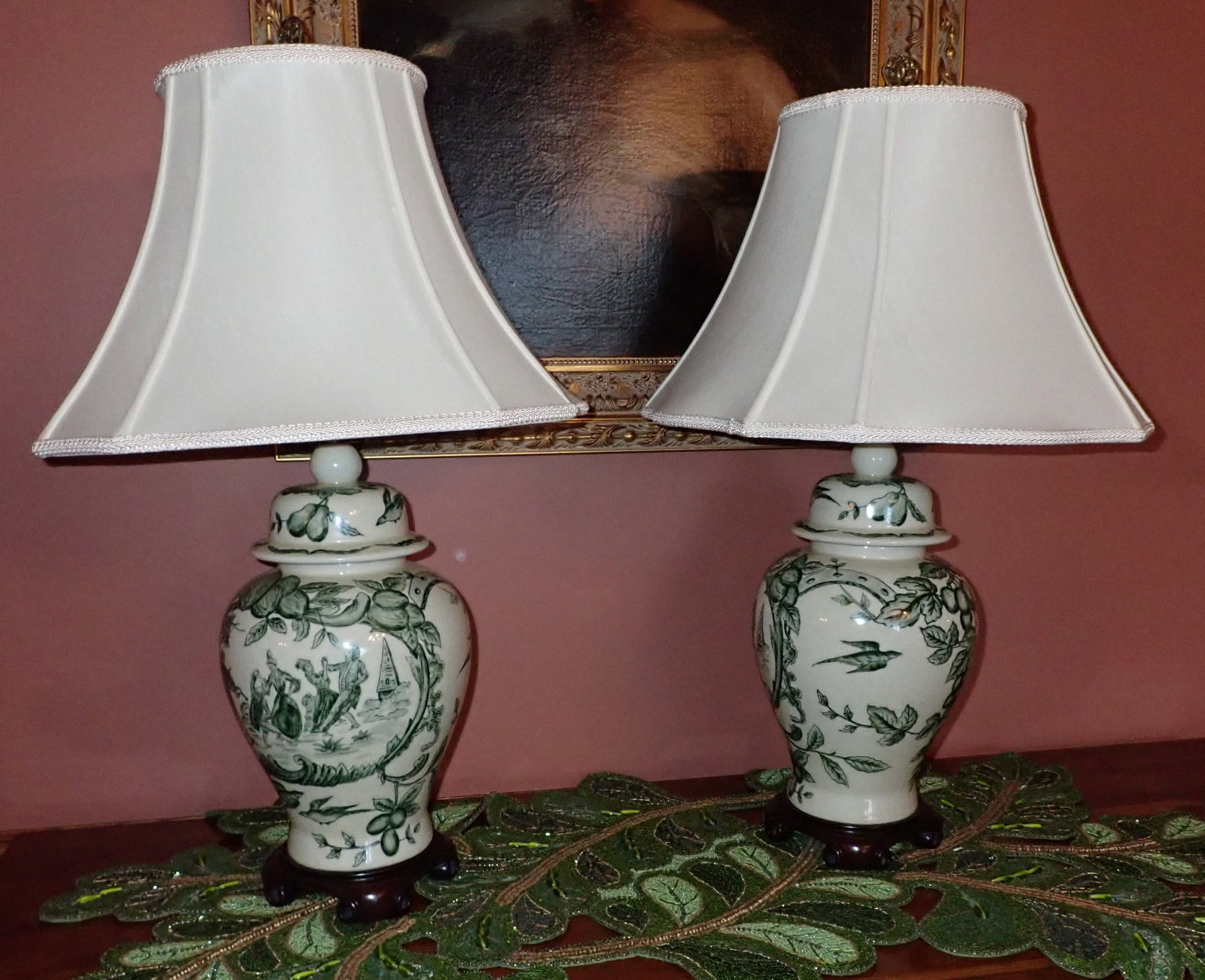 Pair of Ginger Jar Style Table Lamps (1 of 6)