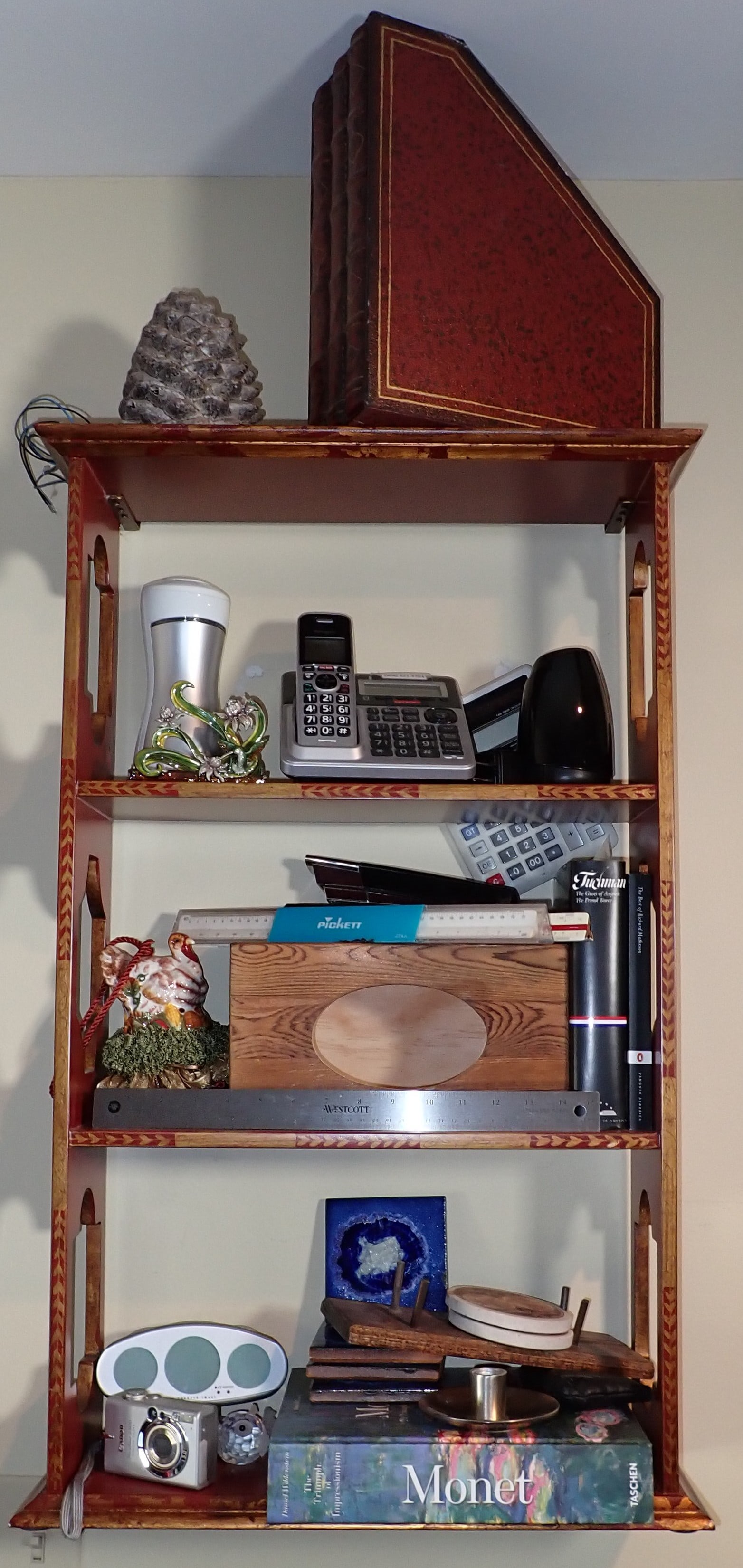 Monet Book & Misc Shelf Contents (1 of 4)