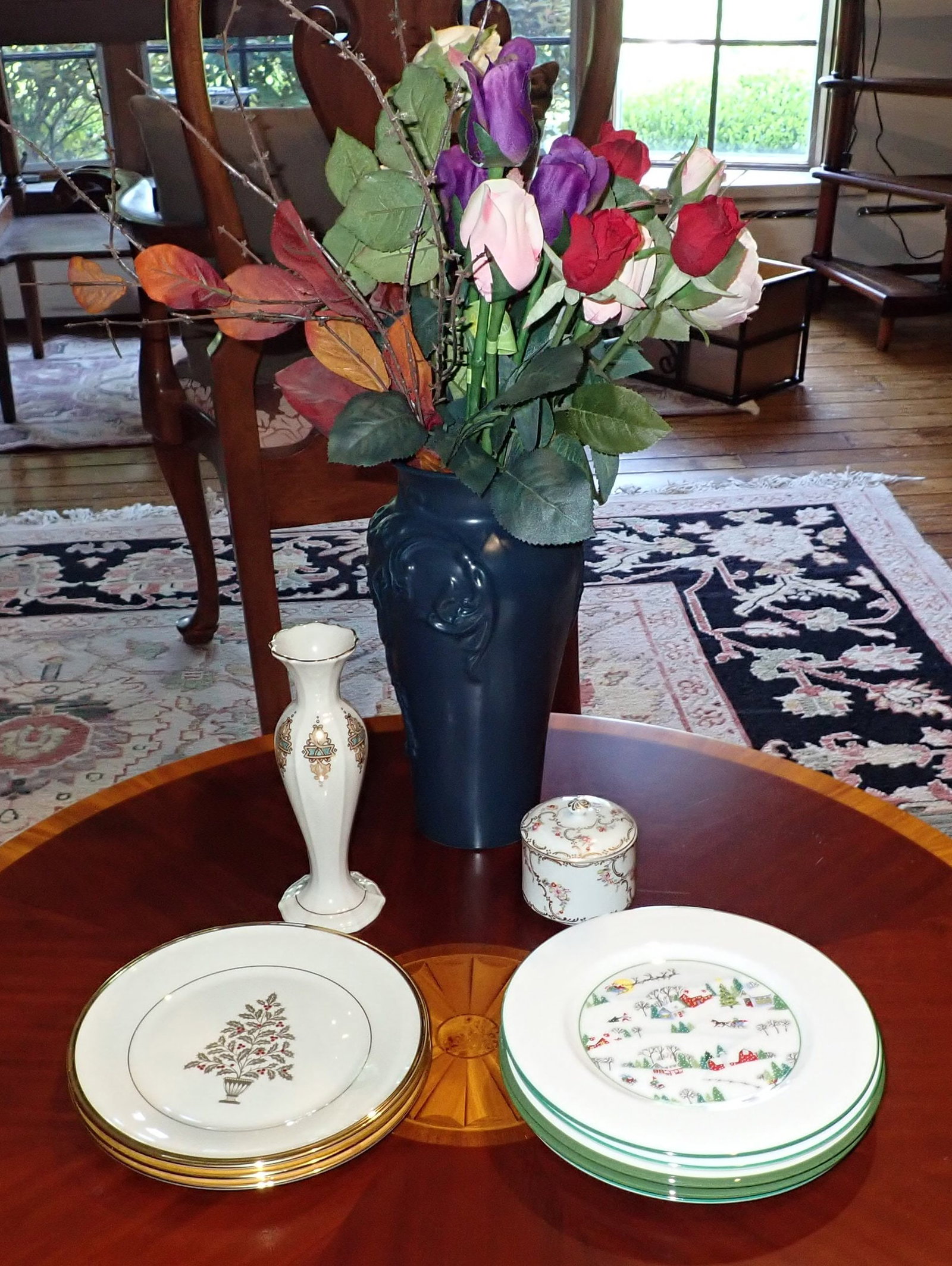 11 pcs of Lenox: Vase is apprx 11 1/4" tall