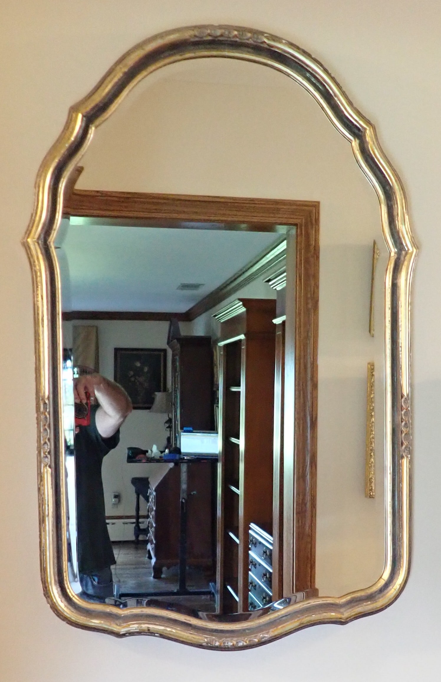 Decorator Wall Mirror w/ Beveled Edge (1 of 2)