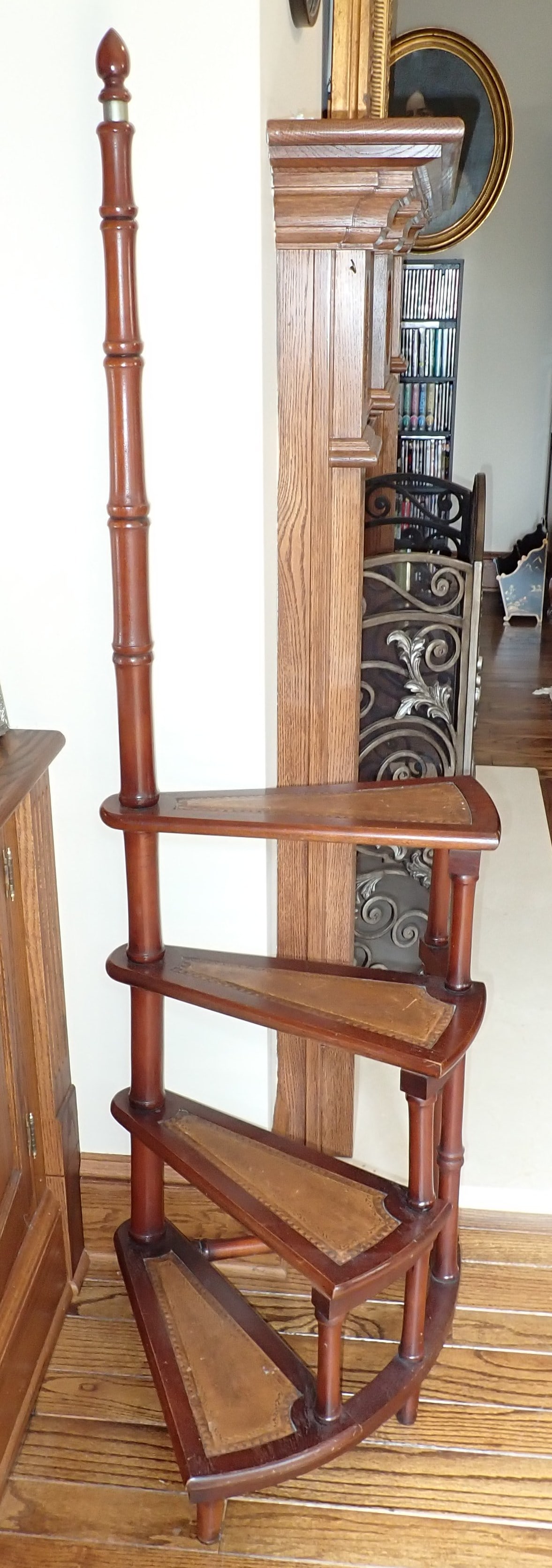 Library Decorator Leather Top Steps (1 of 4)