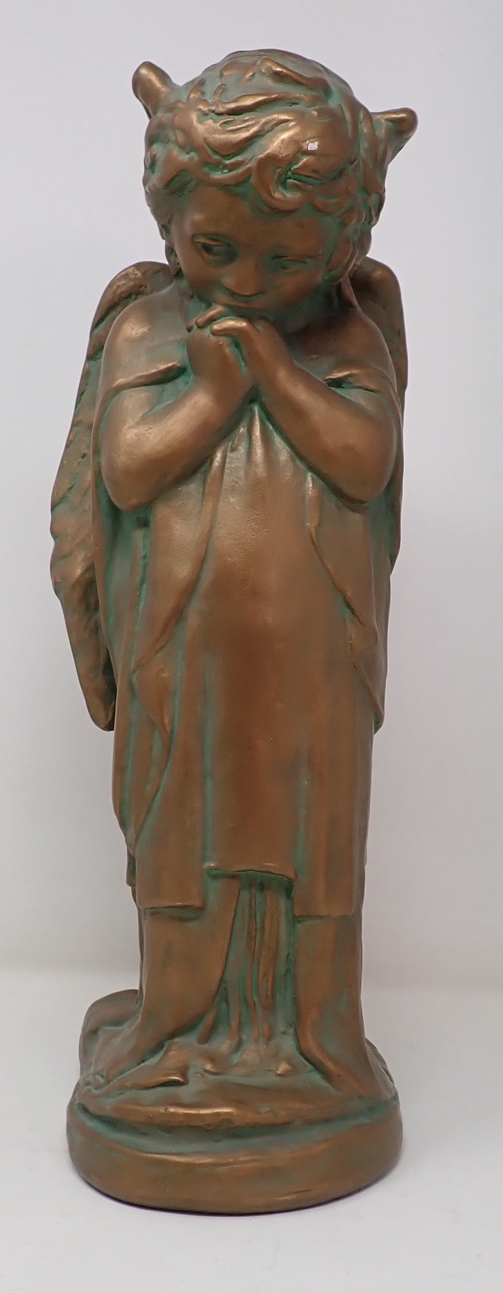 1998 Plaster Angle Statue: Approx 15" tall