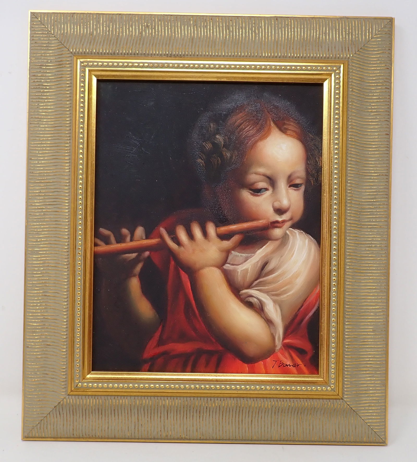 T. Bower Oil on Canvas Painting (1 of 3)