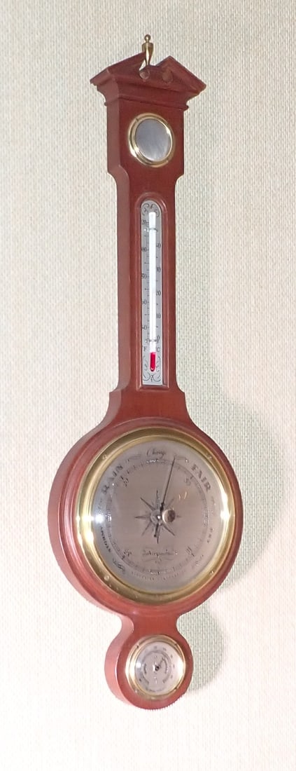 Barometer: Approx 9" x 29" tall. No shipping