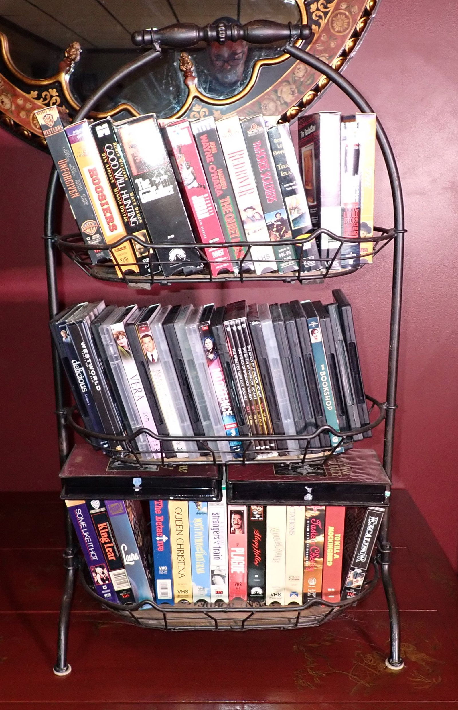 Iron Stand VHS Tapes & Dvd's (1 of 5)