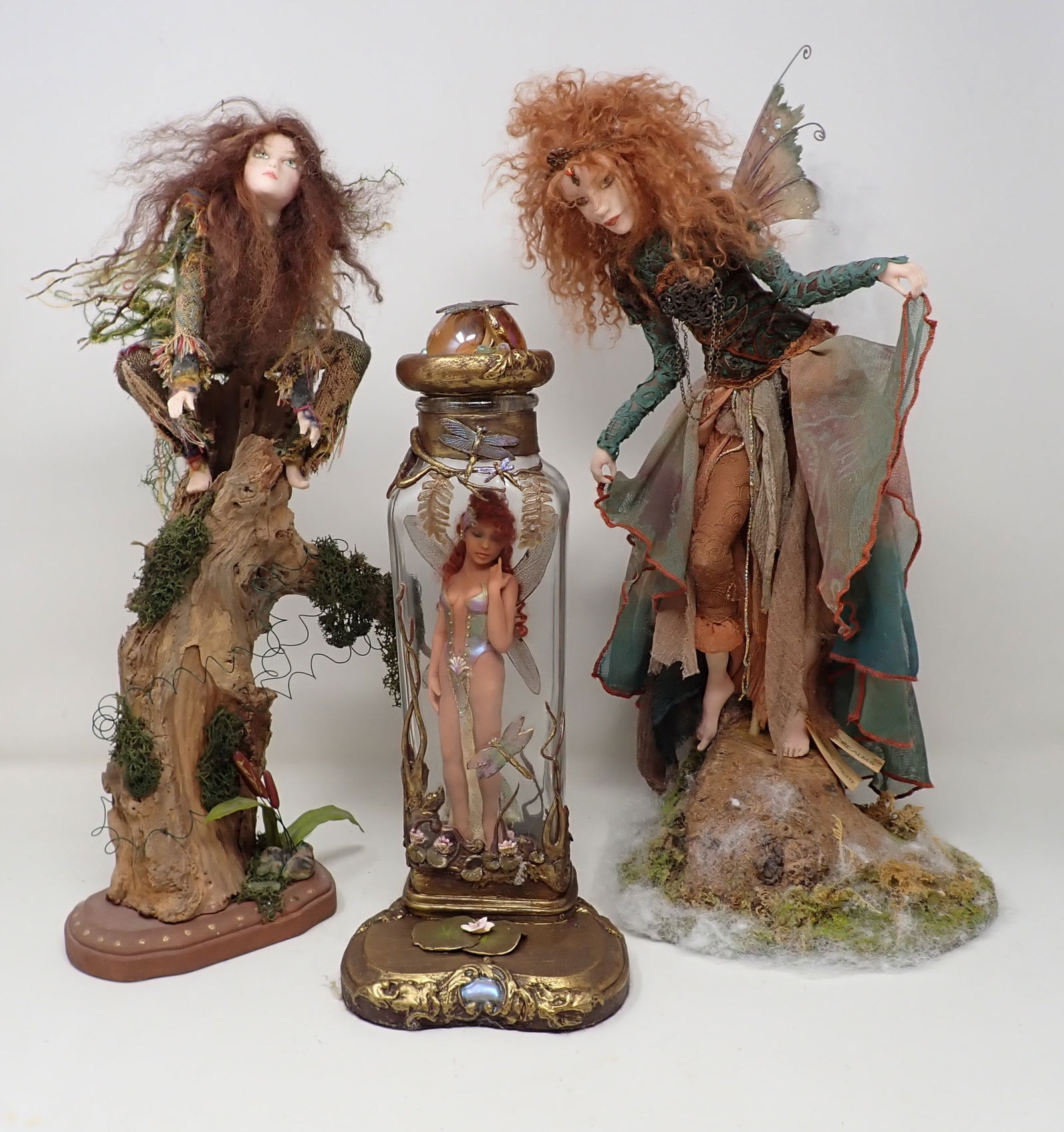 Ooak Fairy Sculptures incl Sharon Wright (1 of 4)