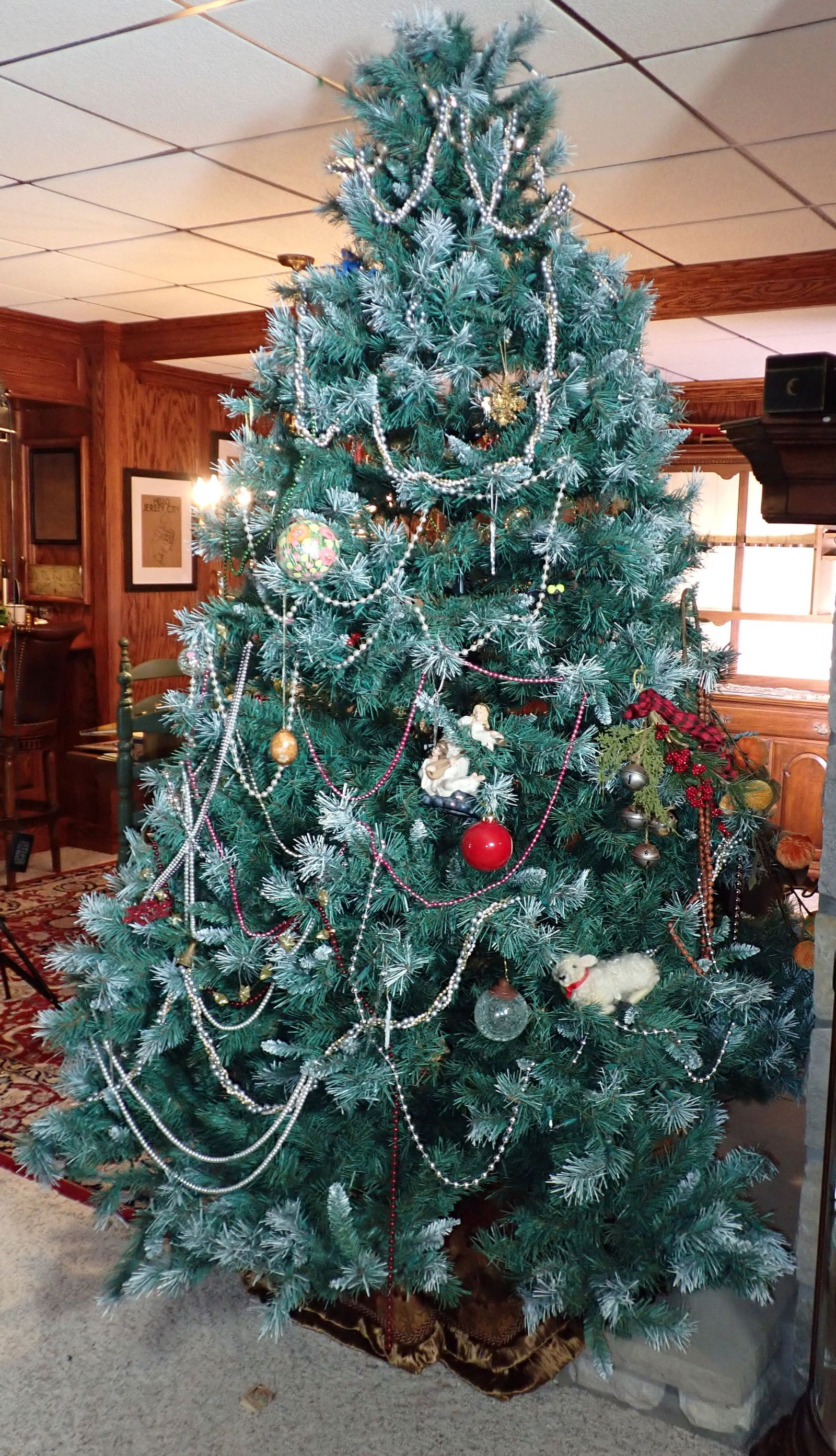 Artificial Christmas Tree & Ornaments (1 of 7)