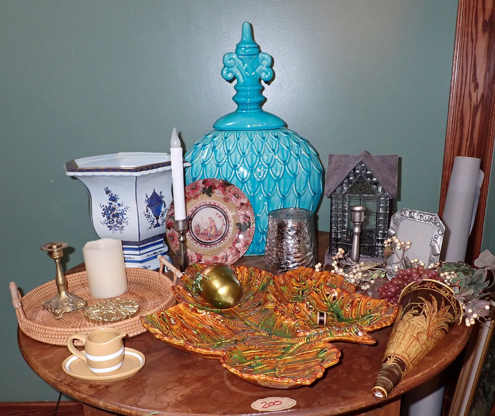 Italian Pottery Jardinere & Misc Decorator Items (1 of 7)