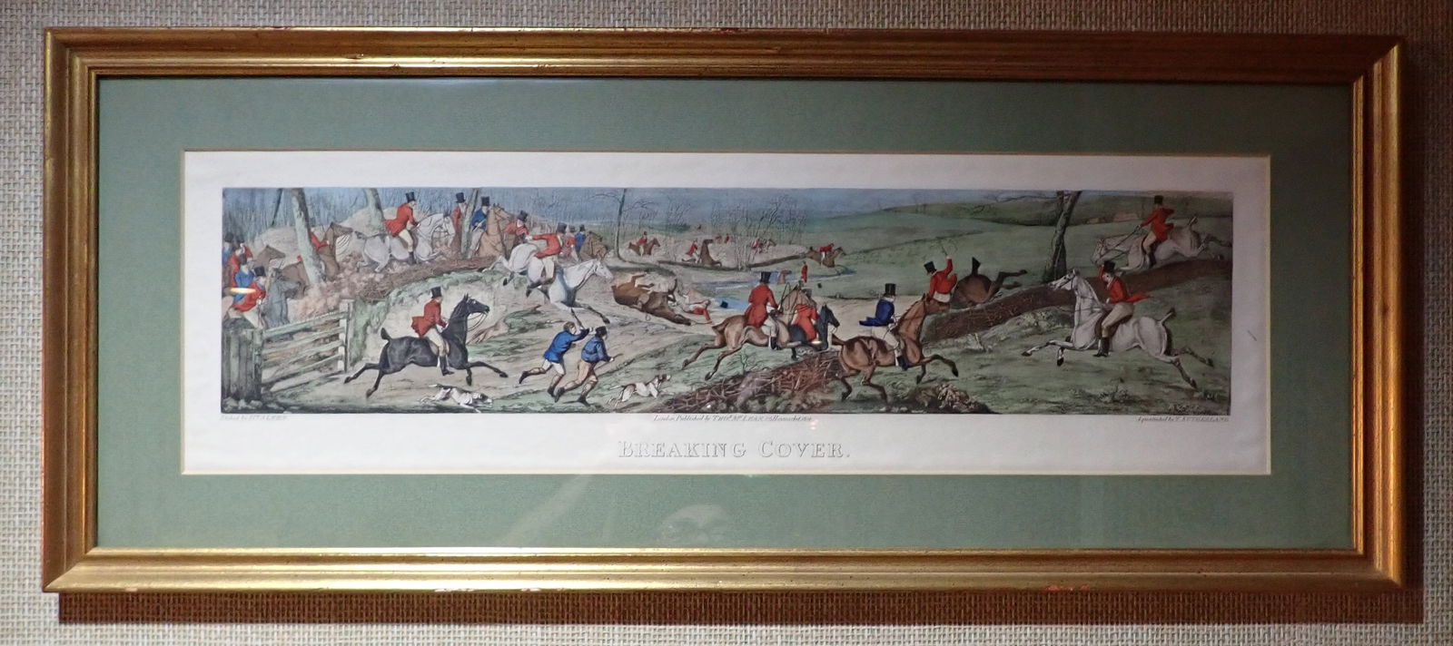 H. Alken Breaking Cover Etching T. Sutherland (1 of 7)