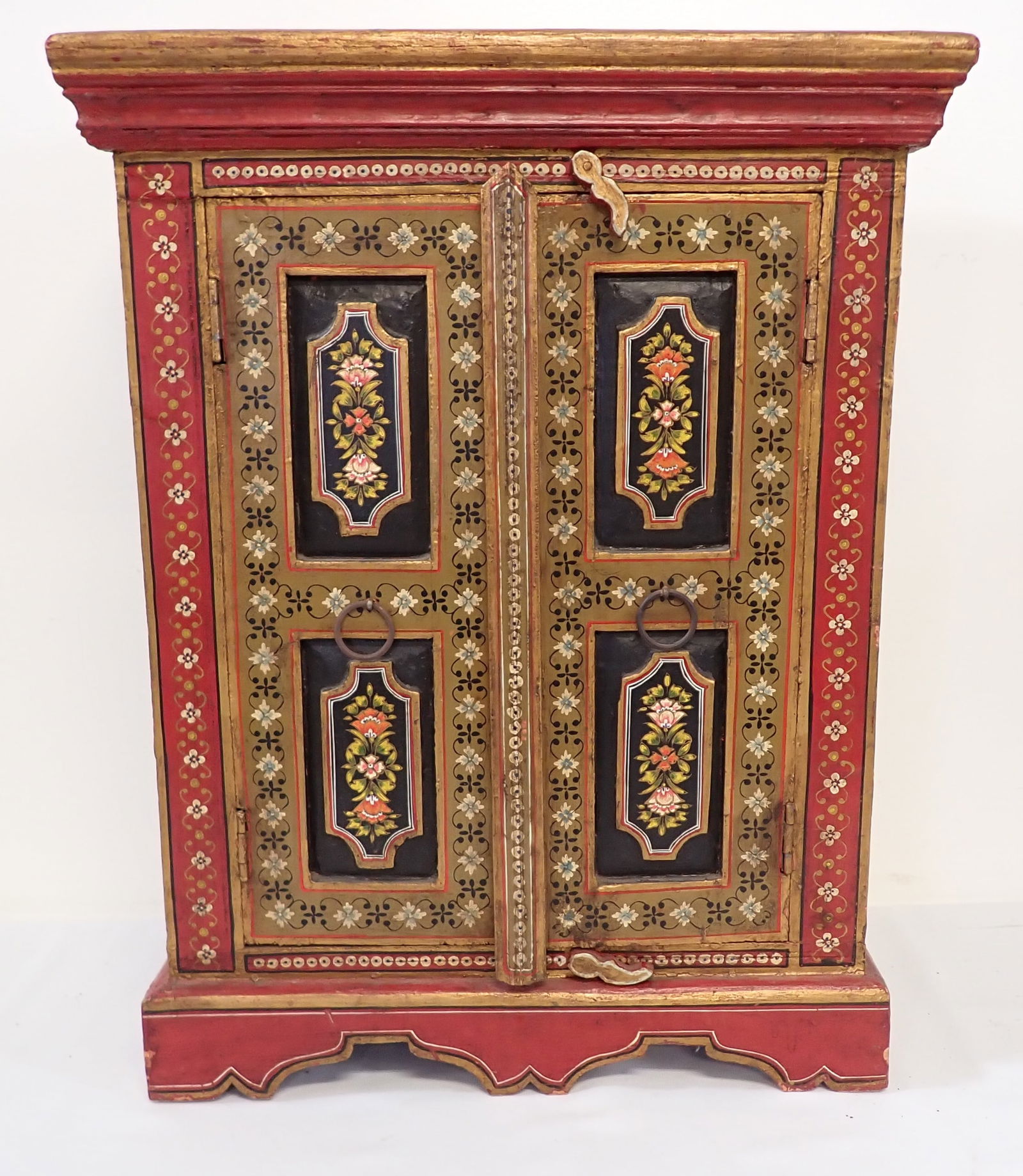 Tibetan Style Painted Cabinet (1 of 7)