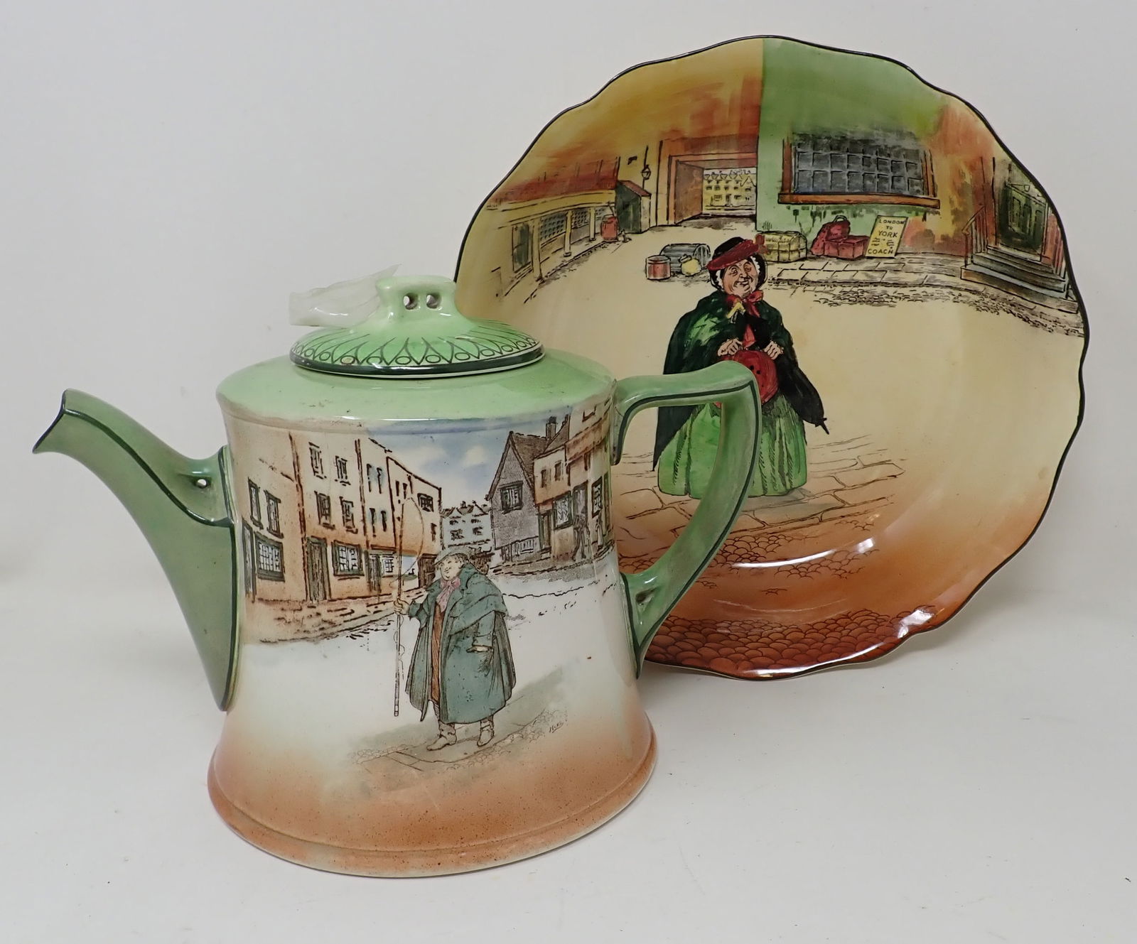 Royal Doulton Dickens Ware Tea Pot, Sam Weller