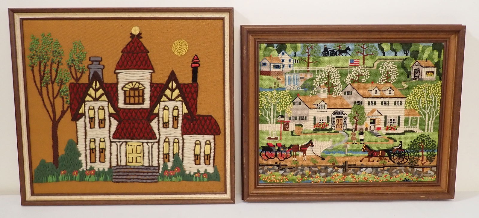 Needlepoint & Hooked Wall Art (1 of 4)