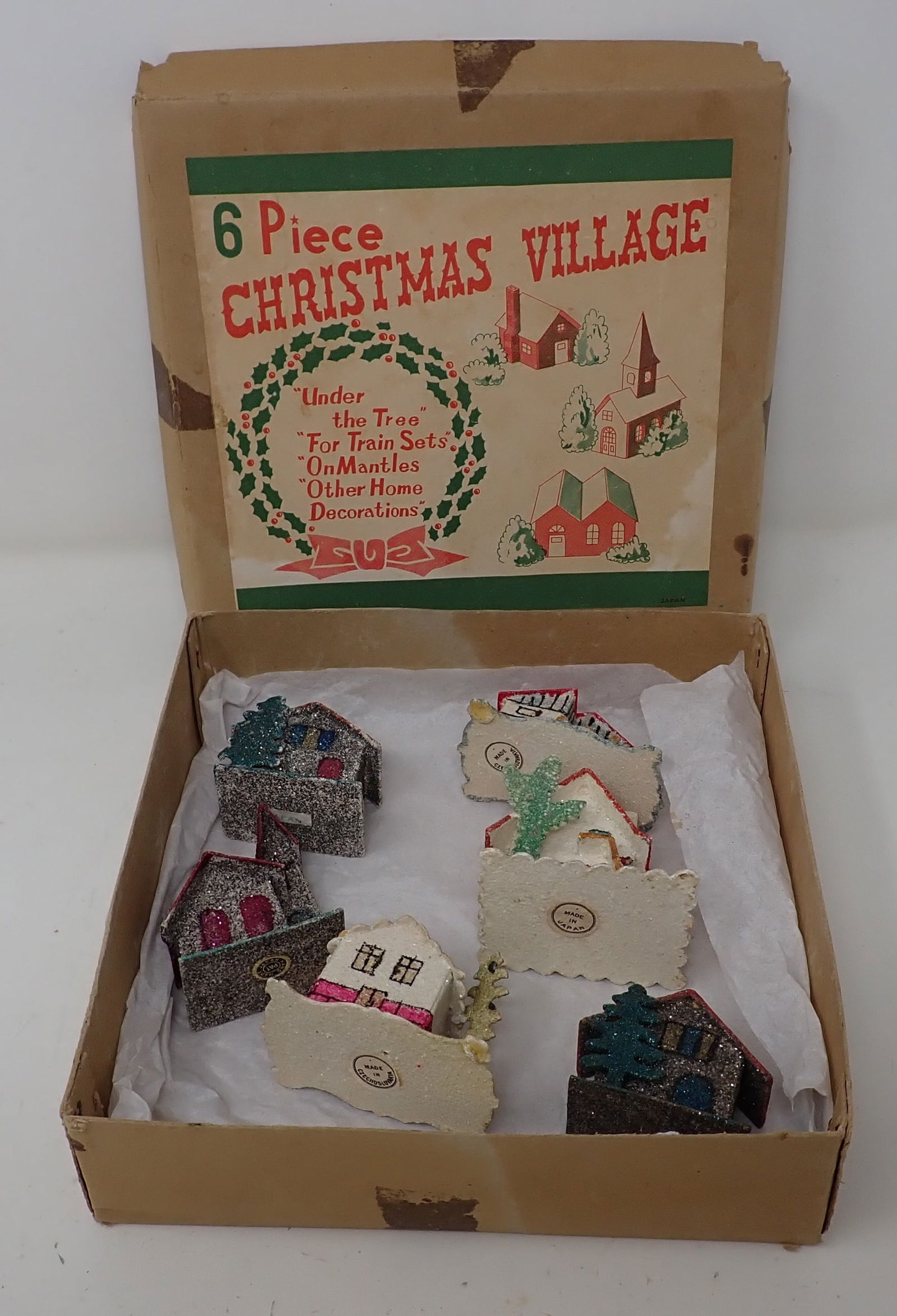 Putz Christmas Village Houses (1 of 4)