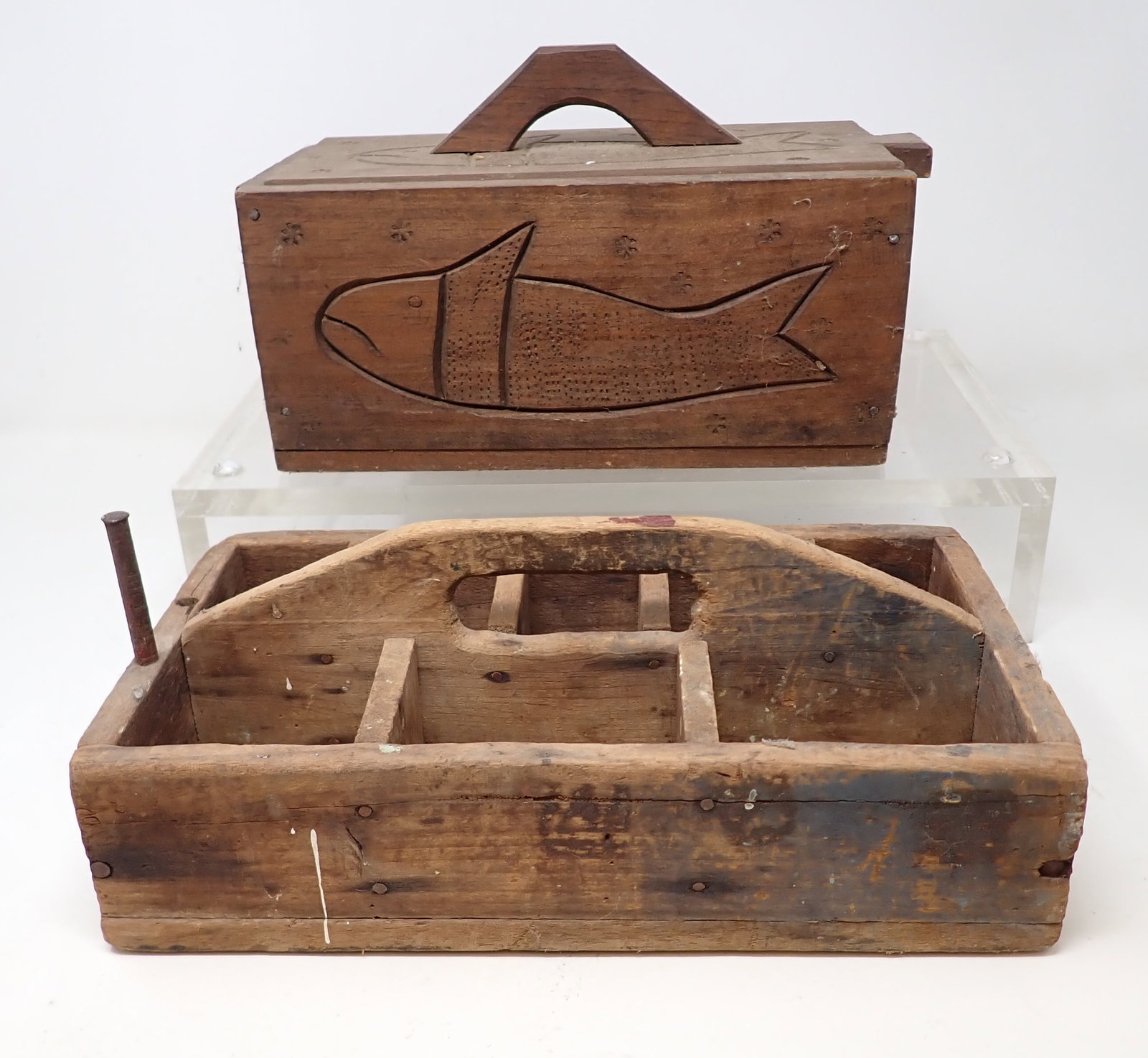 Slide Lid Fish & Bird Box W/ Tote (1 of 4)