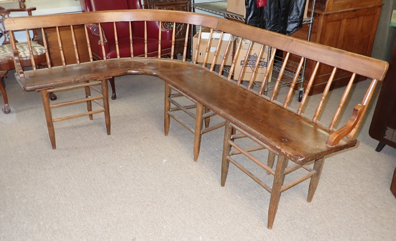 Deacon's Style Corner Bench (1 of 10)