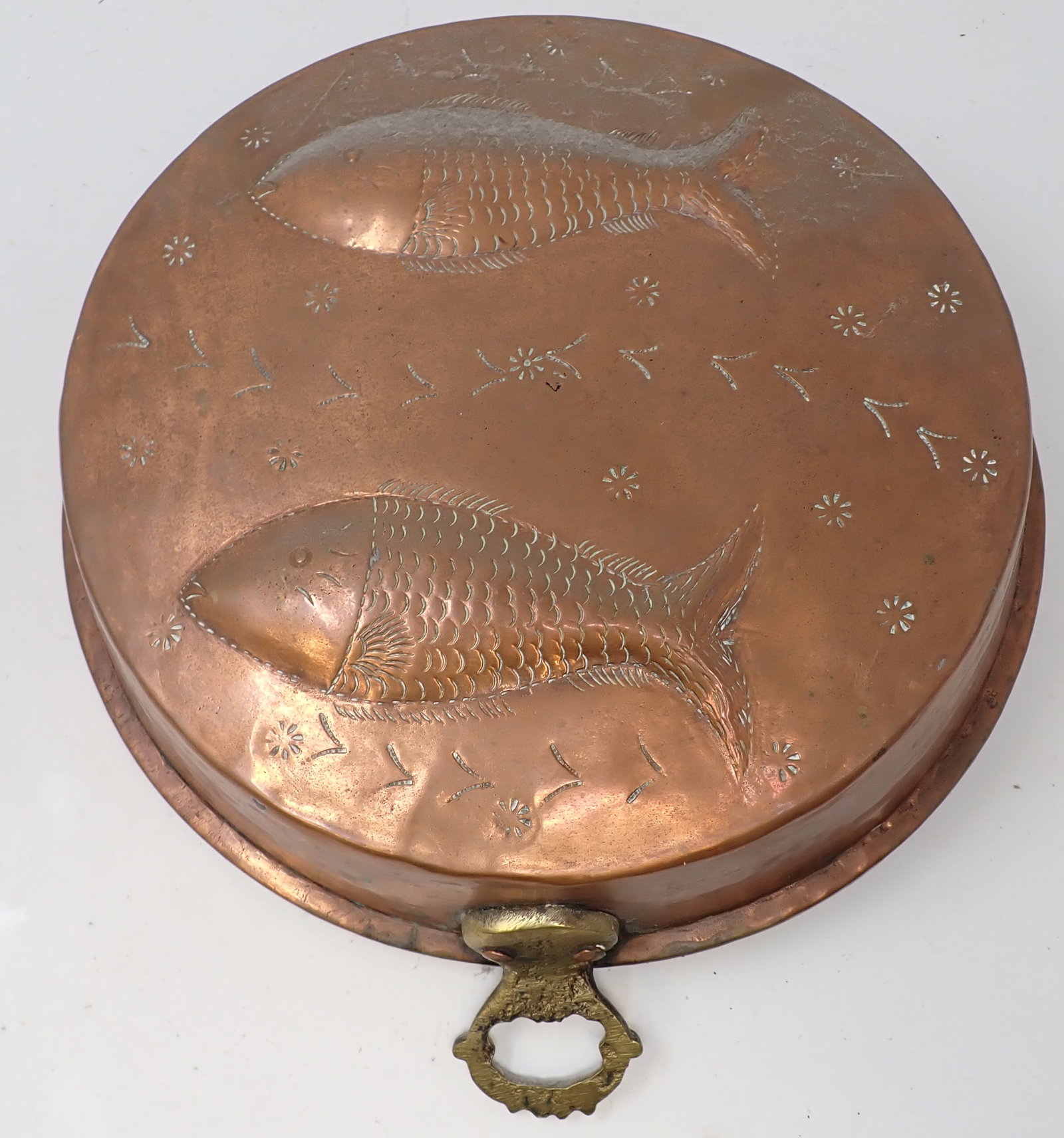 Hammered Copper Fish Pan (1 of 4)