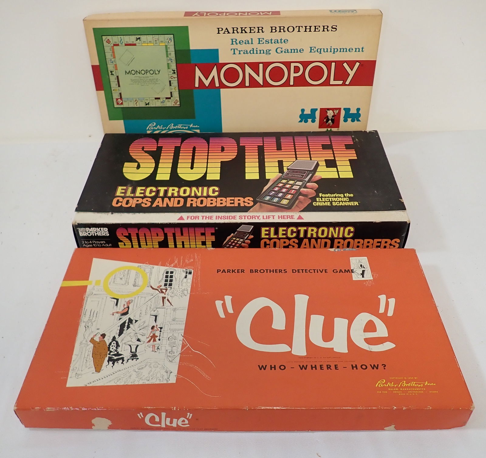 Clue Stop Thief Monopoly Board Games (1 of 2)