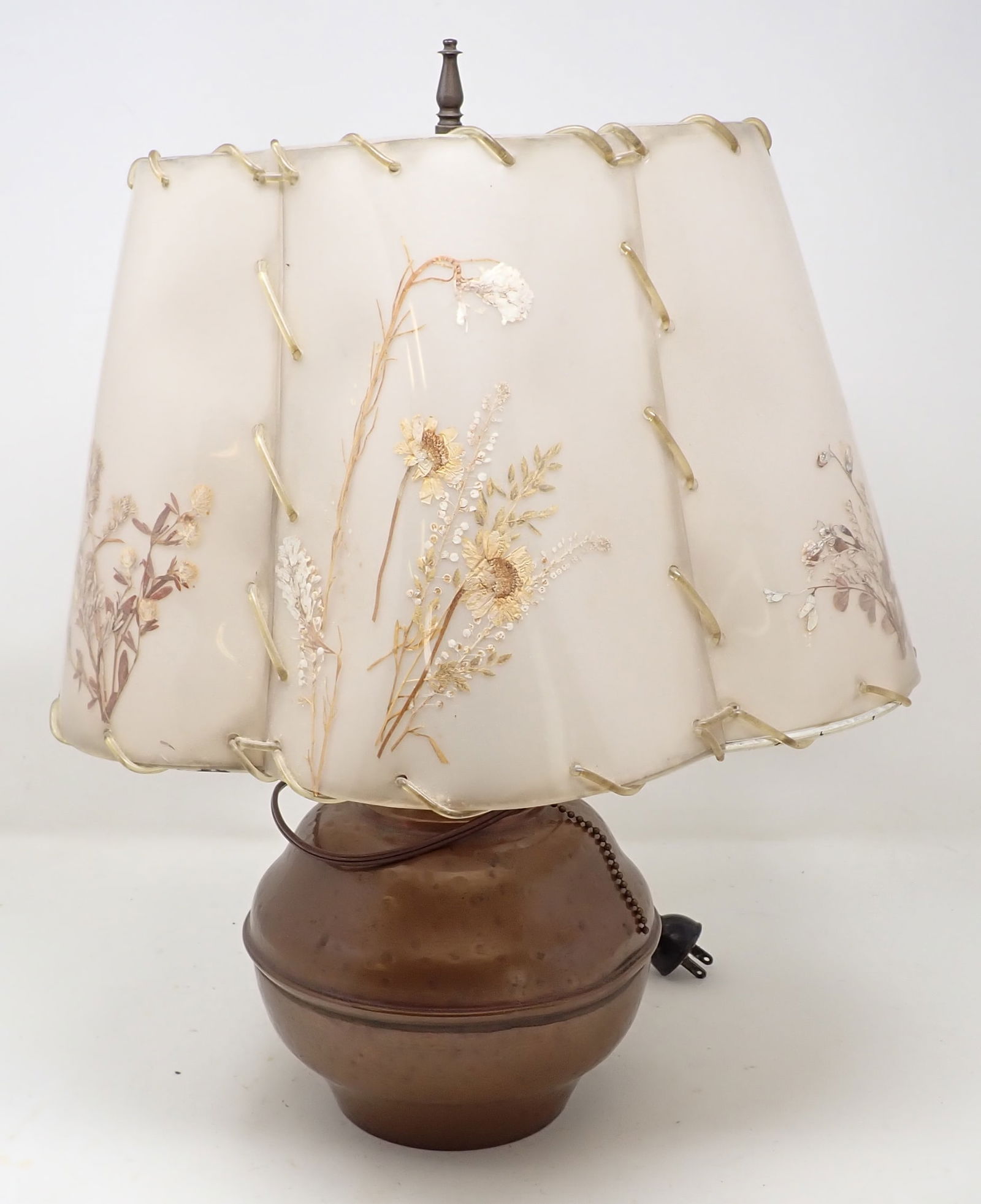 Hammered Copper Table Lamp (1 of 4)