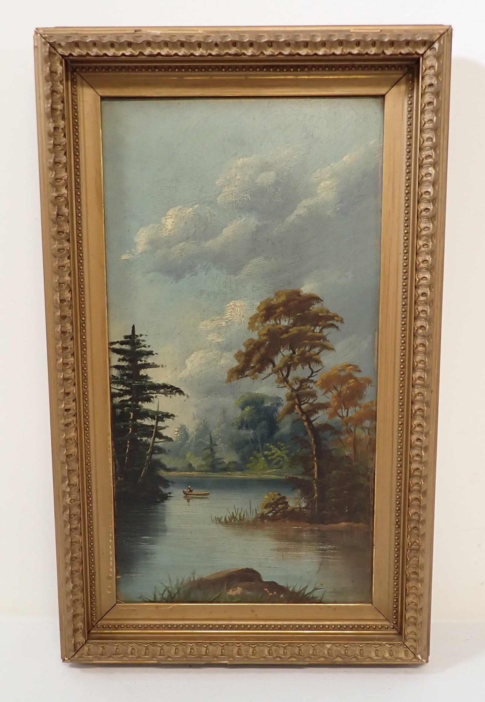 Early Oil on Board Painting (1 of 5)